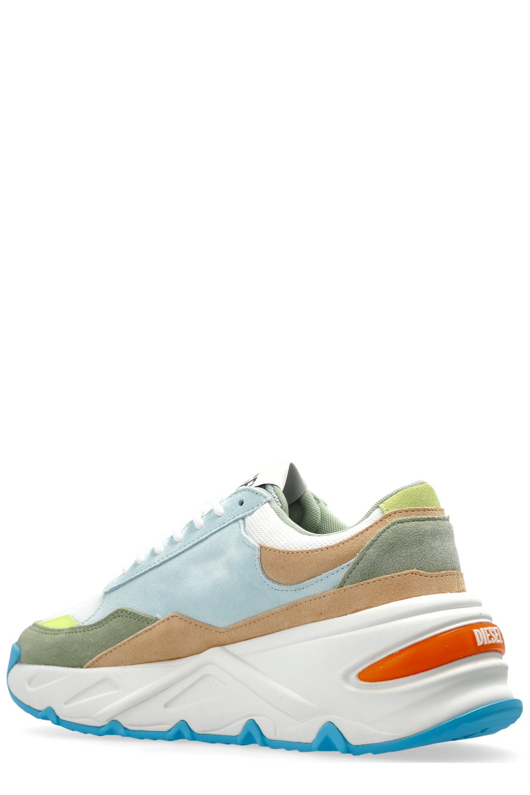 DIESEL S-SAVANNAH W スニーカー 24.0 Women's S-Savannah-Platform sneakers in suede and mesh