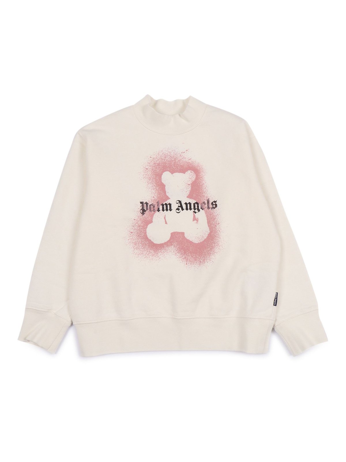 Palm Angels Kids spray-Paint Crewneck Sweatshirt