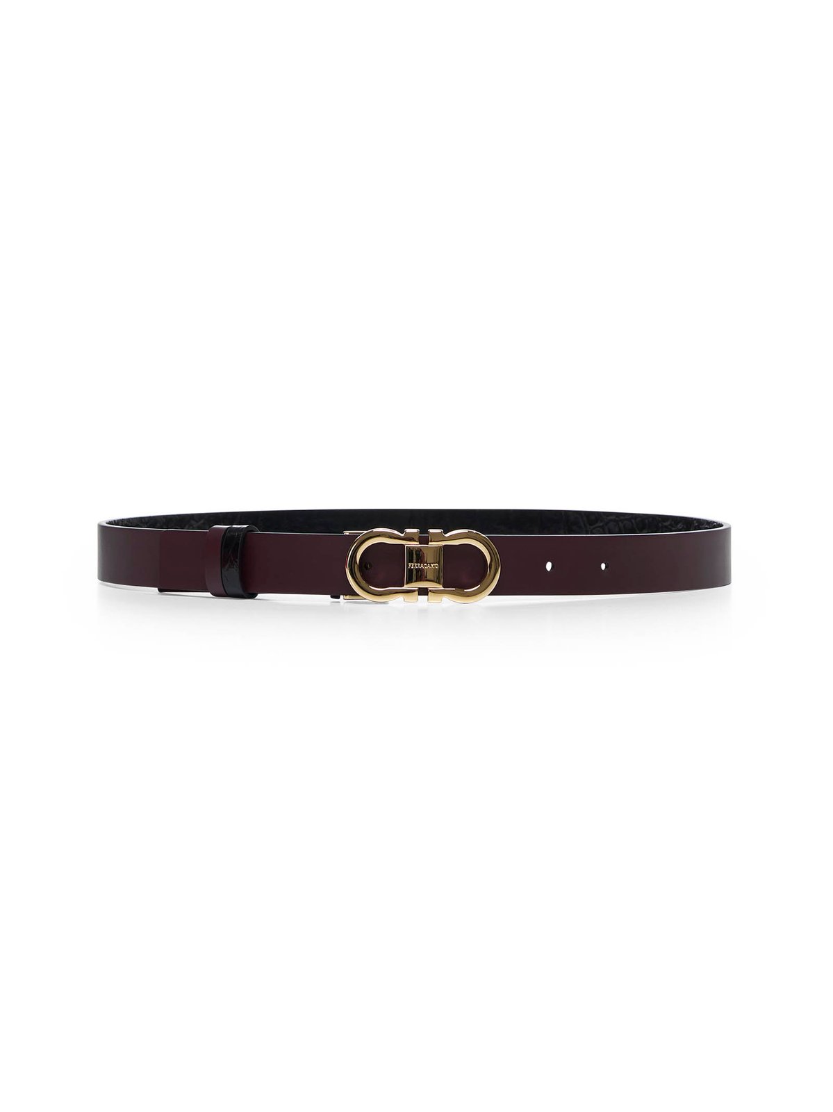 Ferragamo Logo Engraved Buckle Belt
