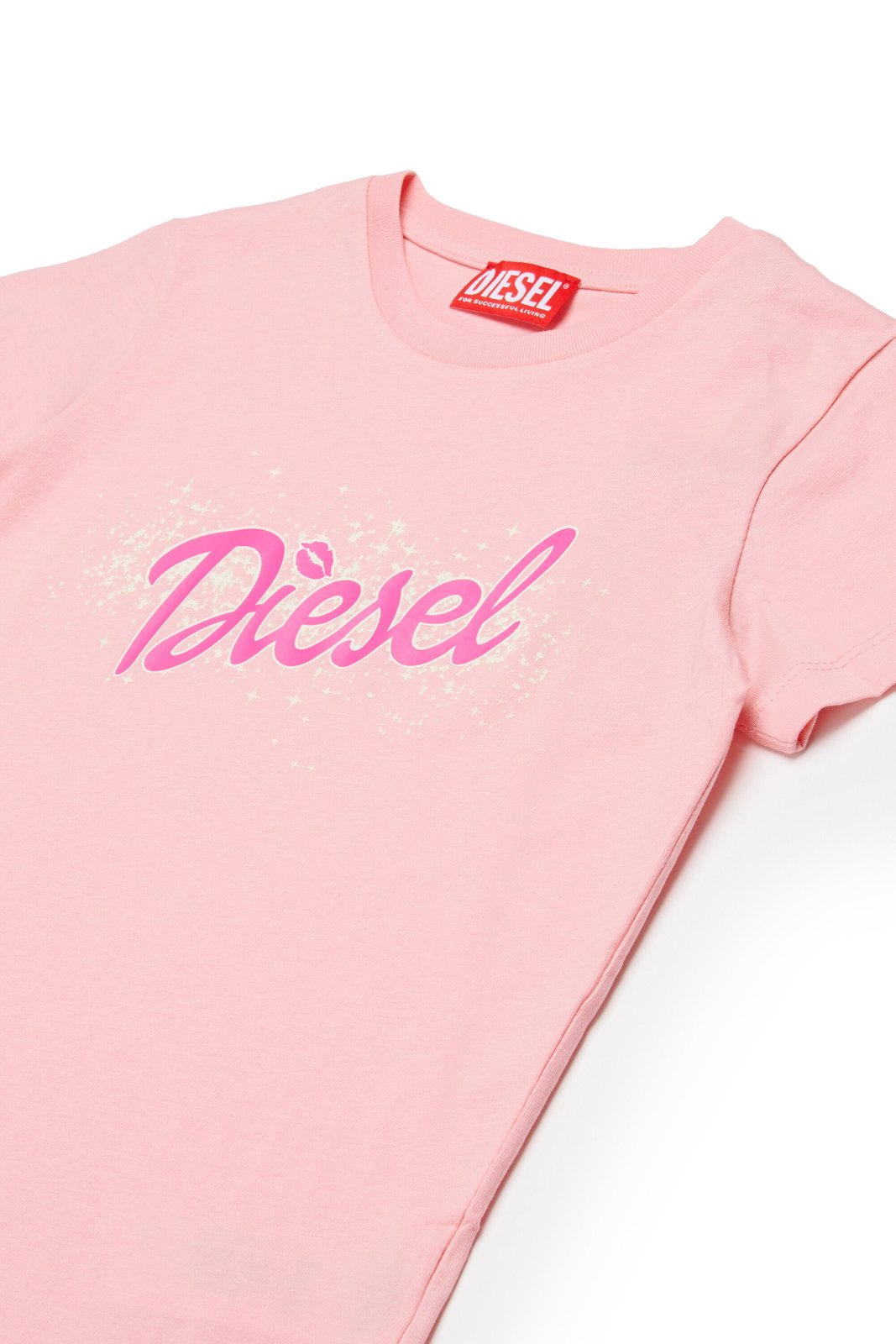 Diesel Kids Logo Printed Short-Sleeved Tracksuit Set