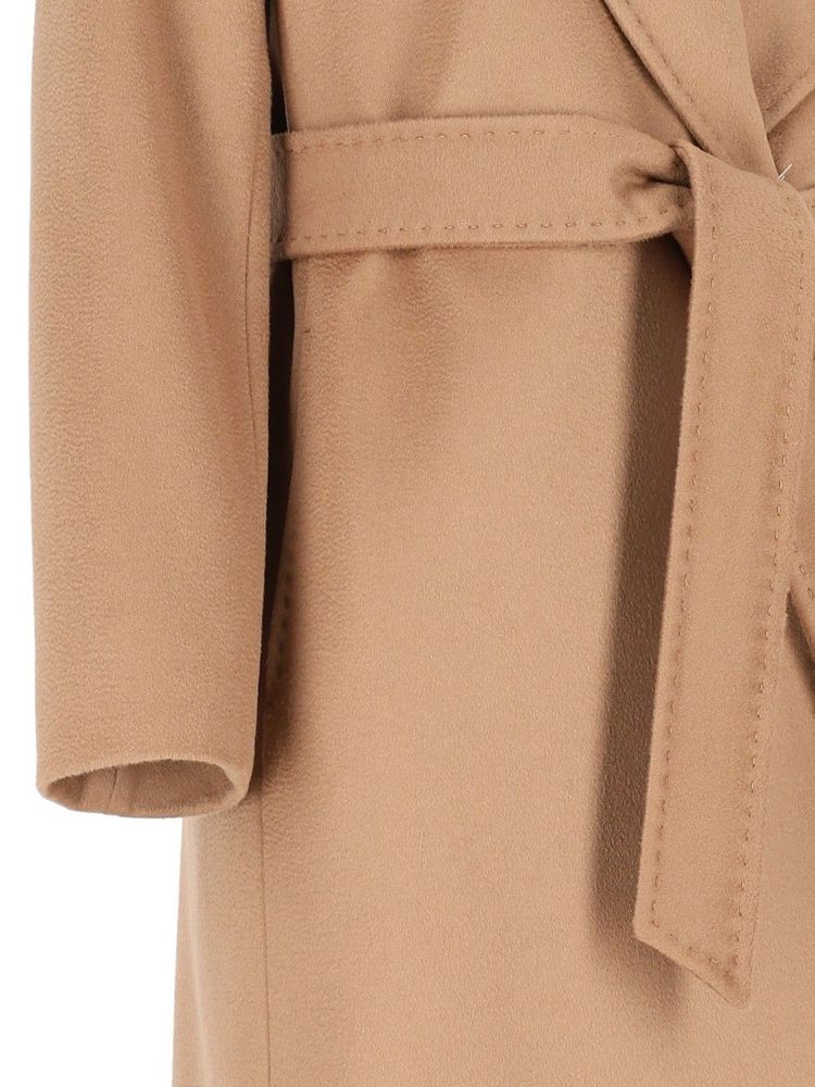 MAX MARA STUDIO 로리아나 벨티드 숄 칼라 코트