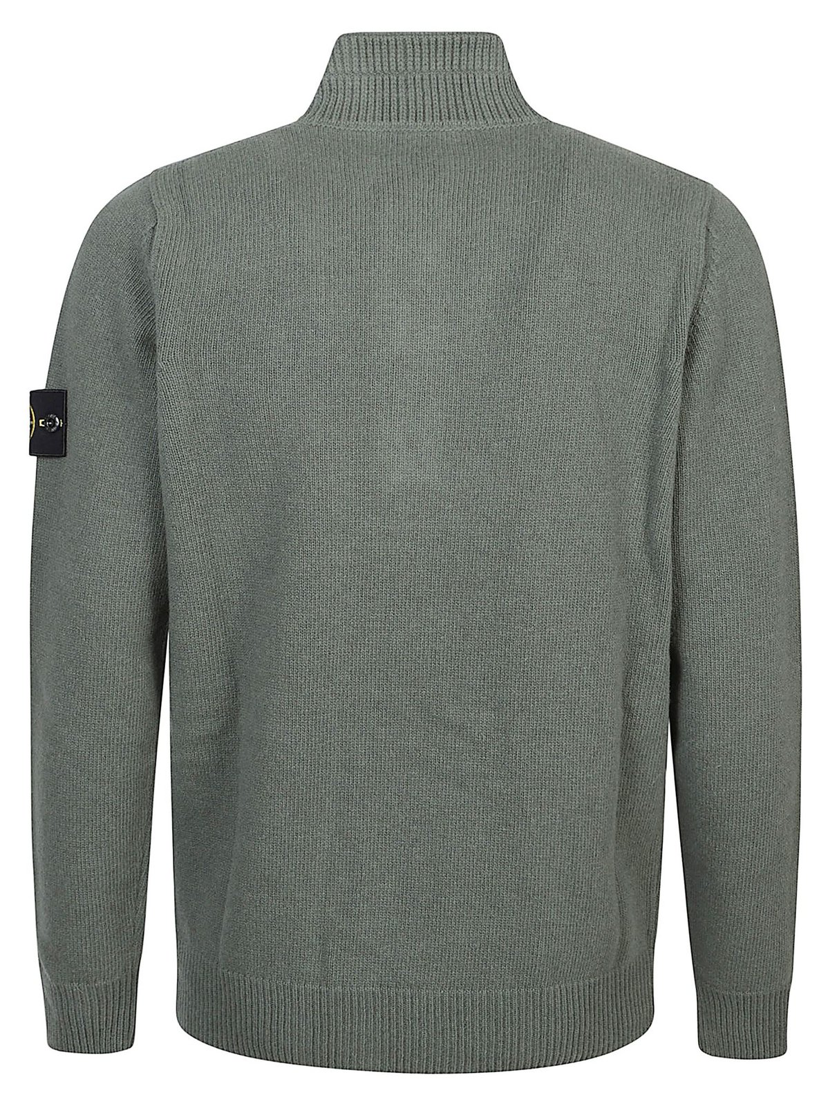 Stone Island Logo Patch High Neck Sweater
