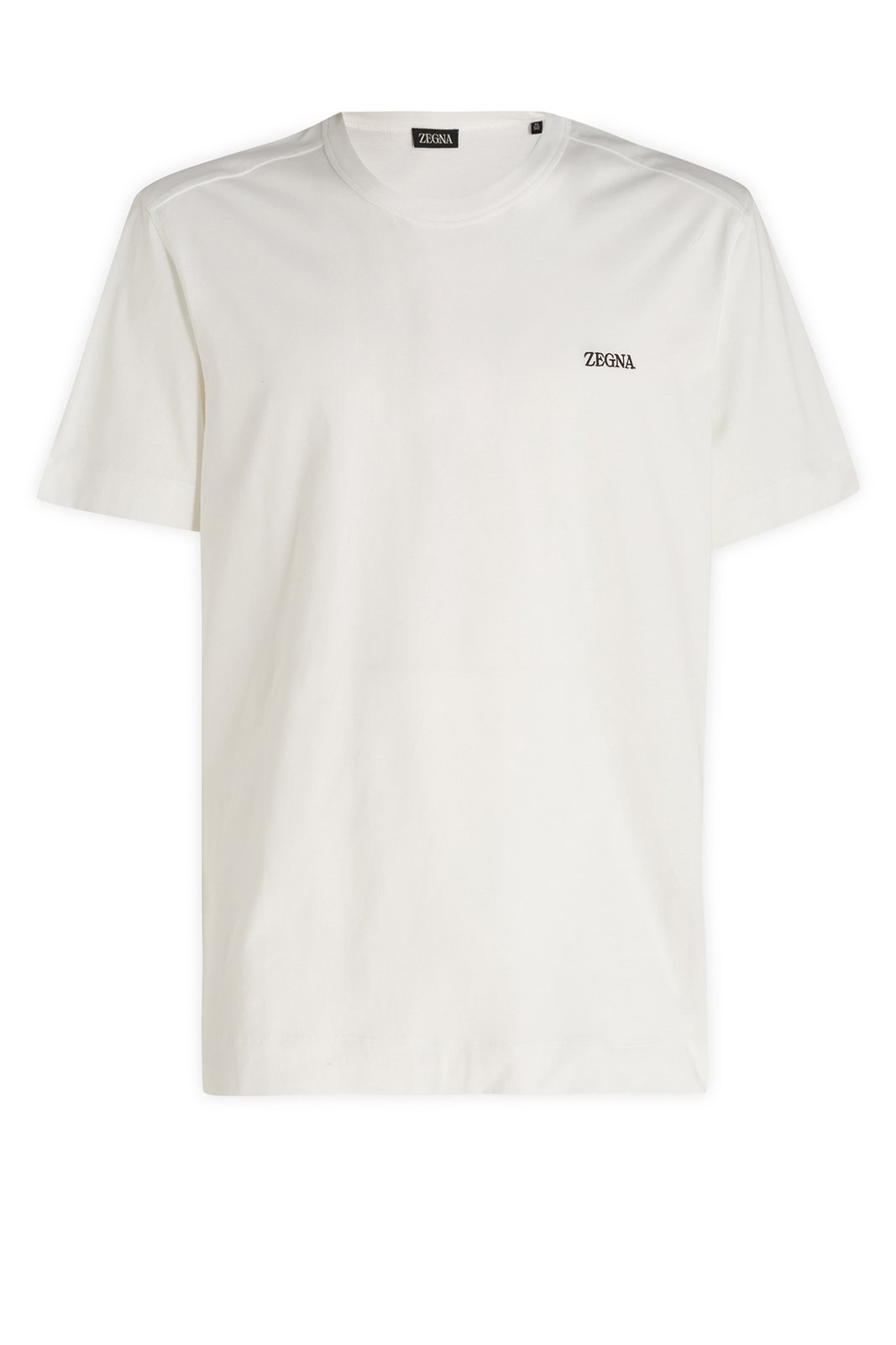 Zegna Logo Embroidered Crewneck T-Shirt