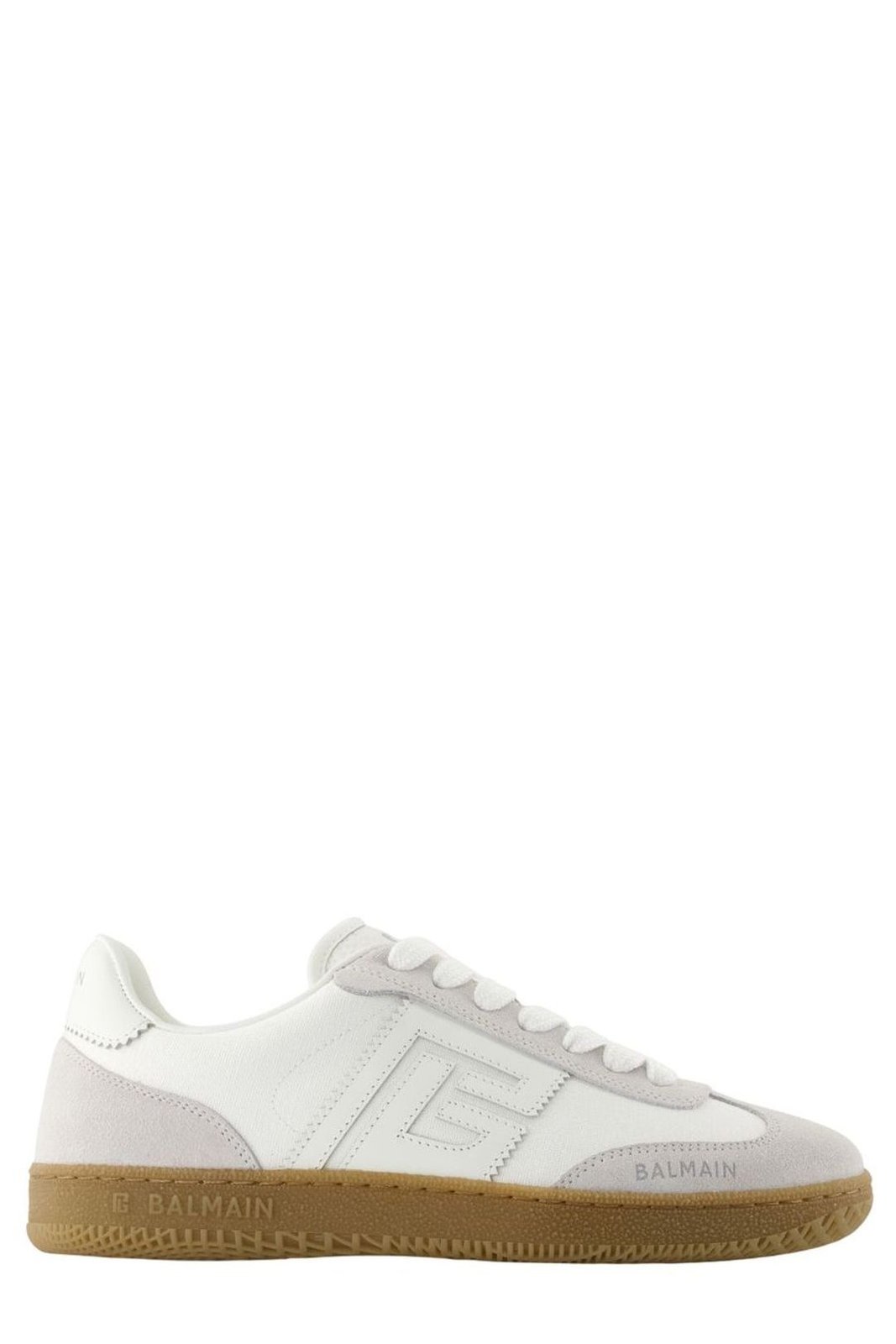 Balmain Swan Lace-Up Sneakers