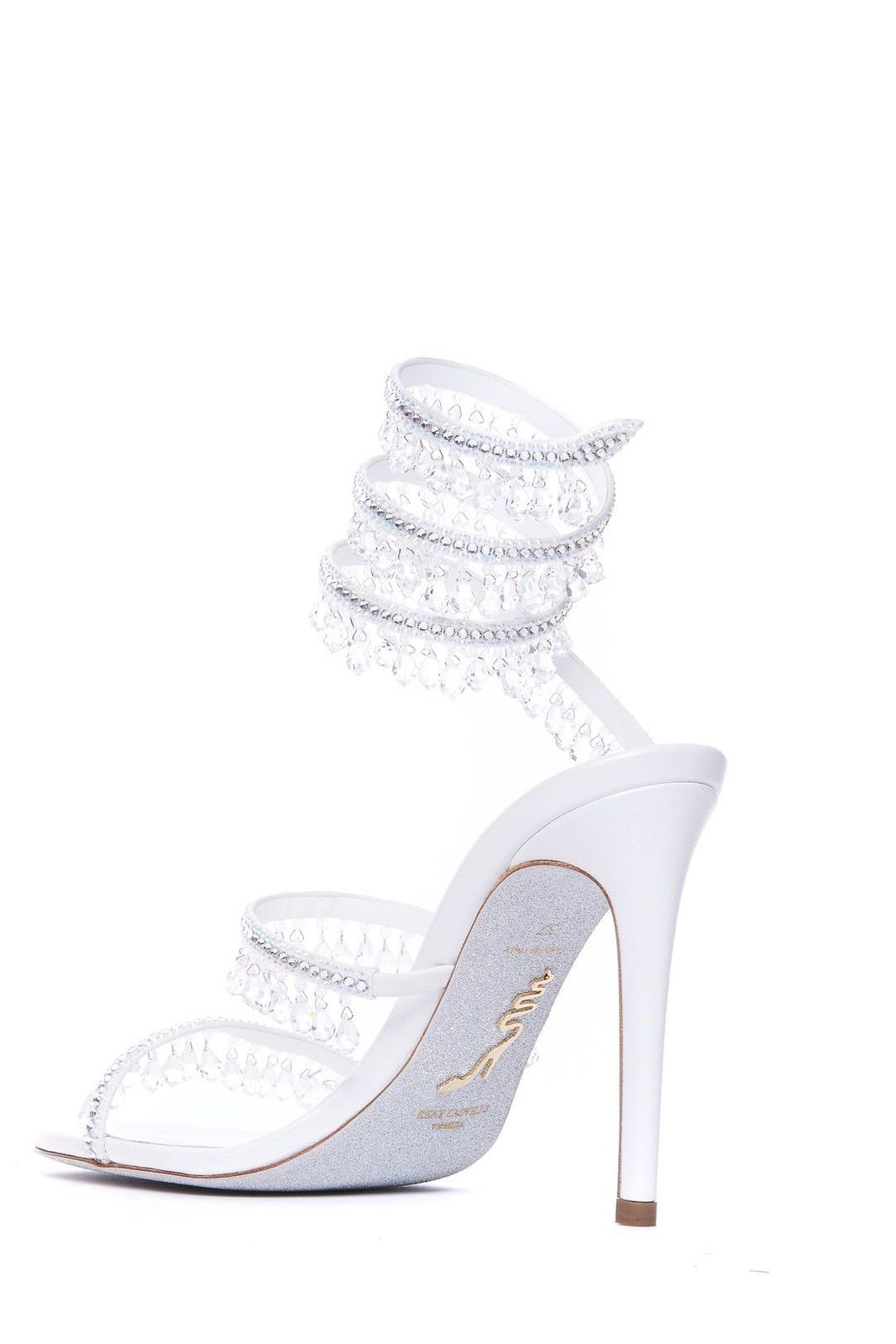 René Caovilla Chandelier Embellished Sandals