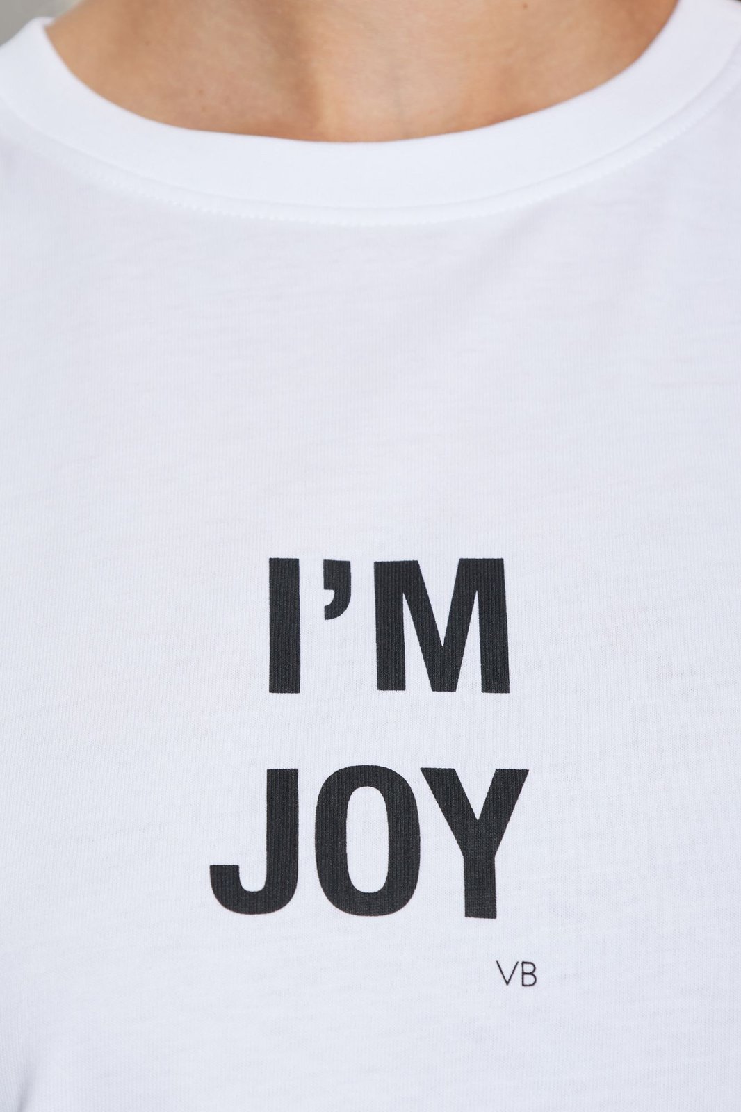 Victoria Beckham I'm Joy Printed Crewneck T-Shirt