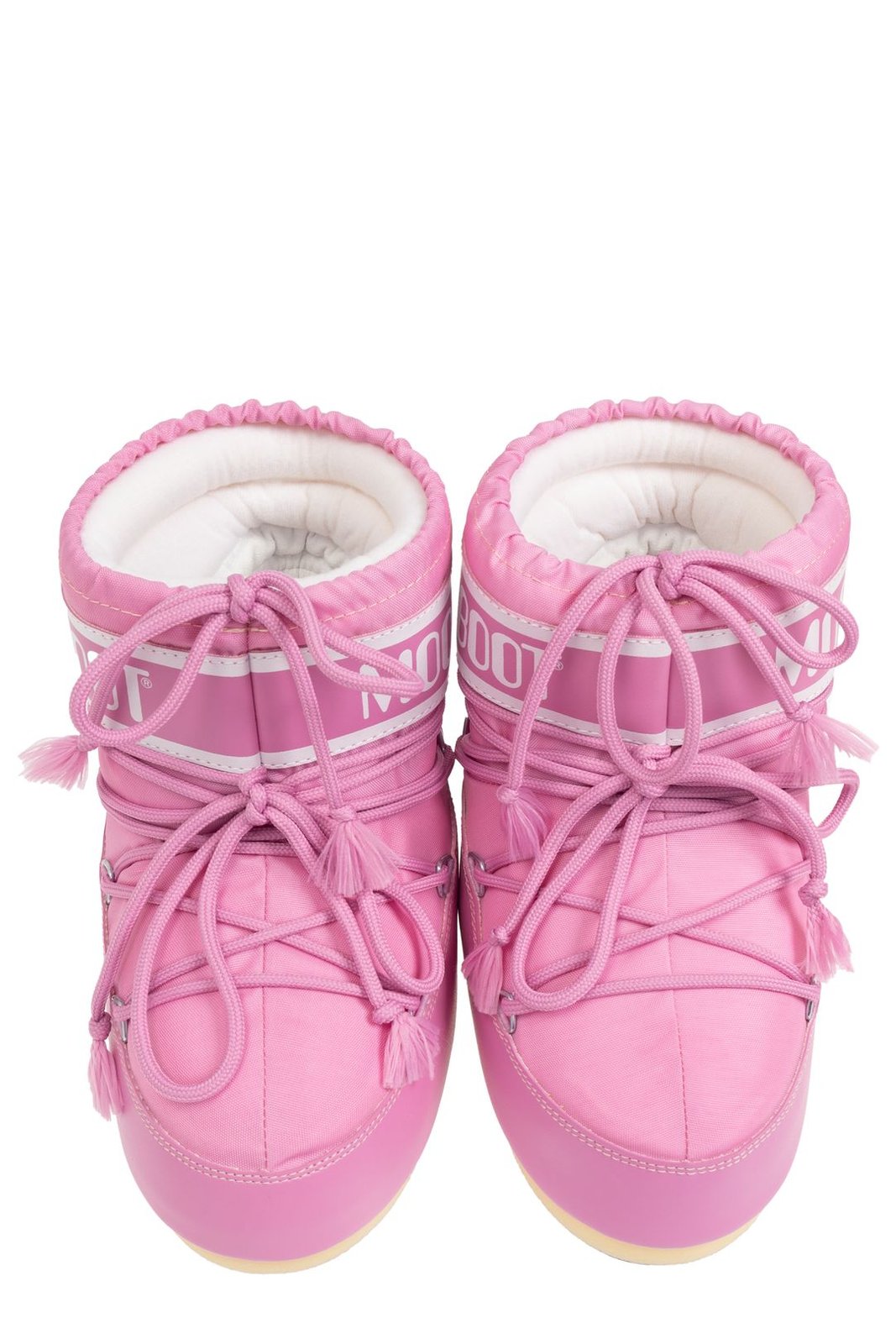 Moon Boot Kids Icon Logo Printed Lace-Up Boots