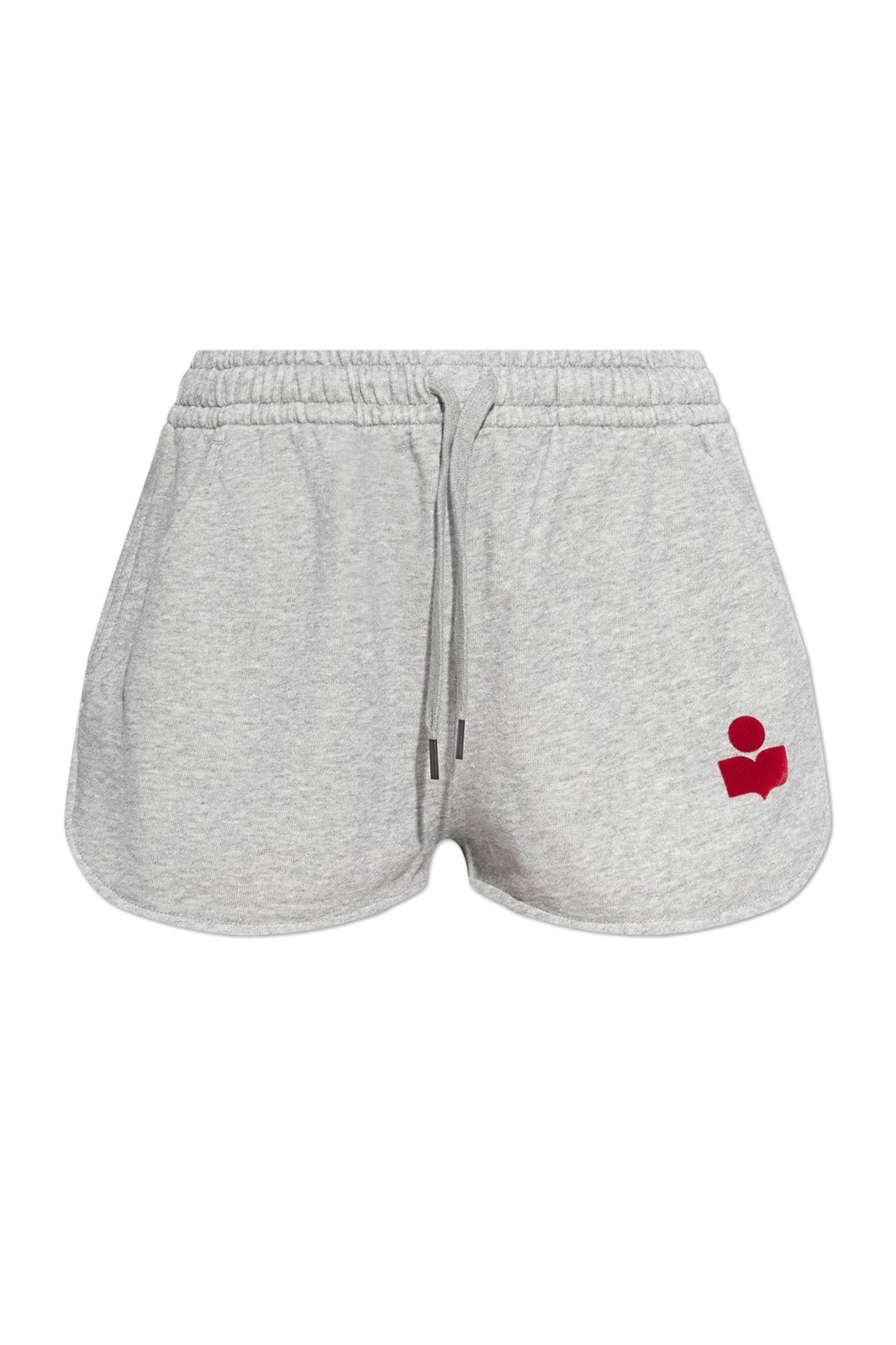 Isabel Marant Étoile Drawstring Logo-Patch Shorts