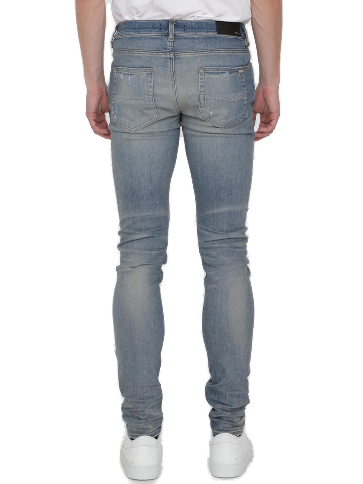 Amiri Logo Patch Slim Fit Jeans – Cettire