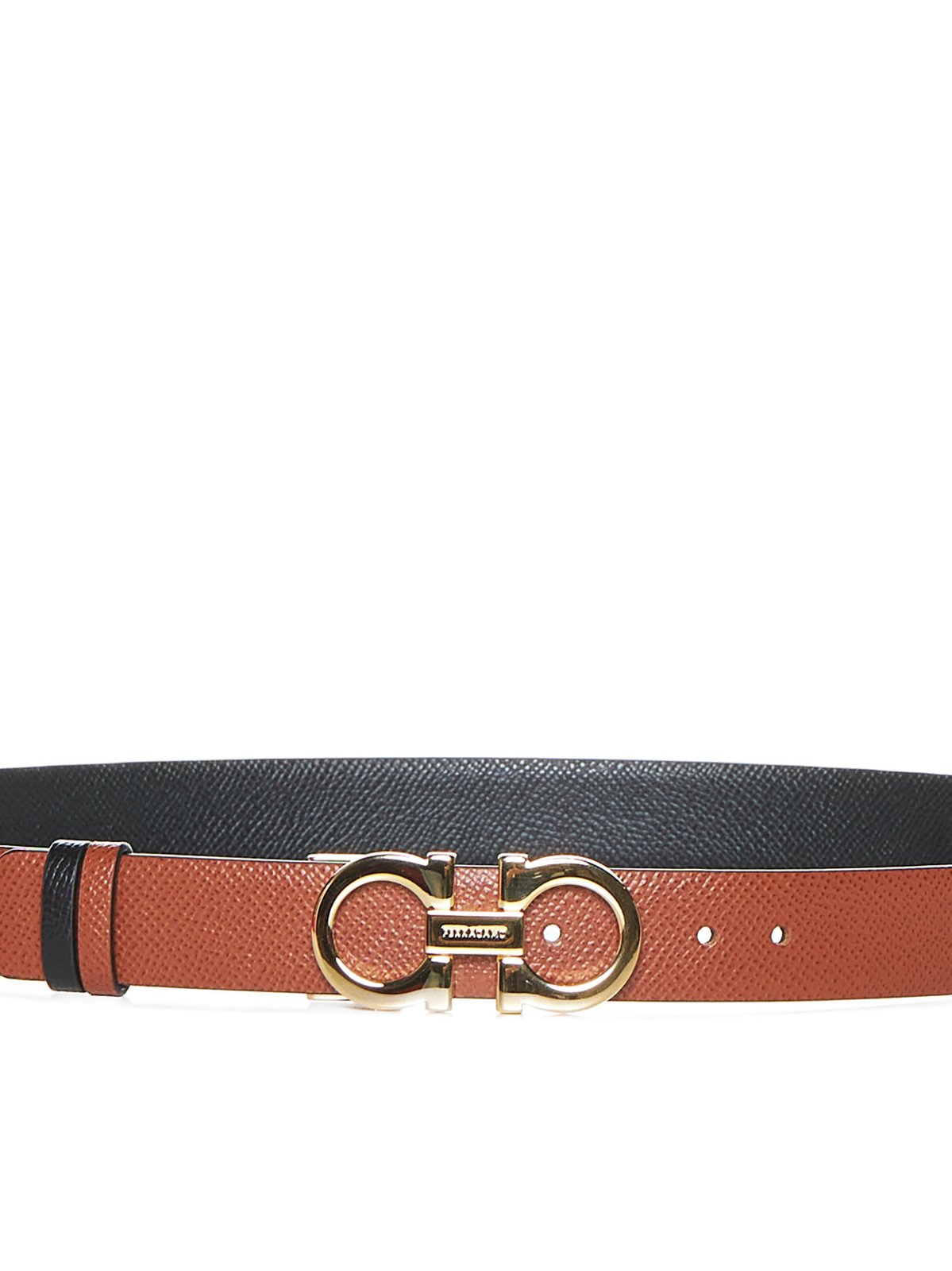 Ferragamo Gancini Buckle Reversible Belt
