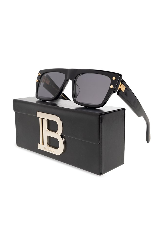 BALMAIN スクエアフレムサンクラス BPS116A560 0 Balmain Squared-Frame Sunglasses – Cettire