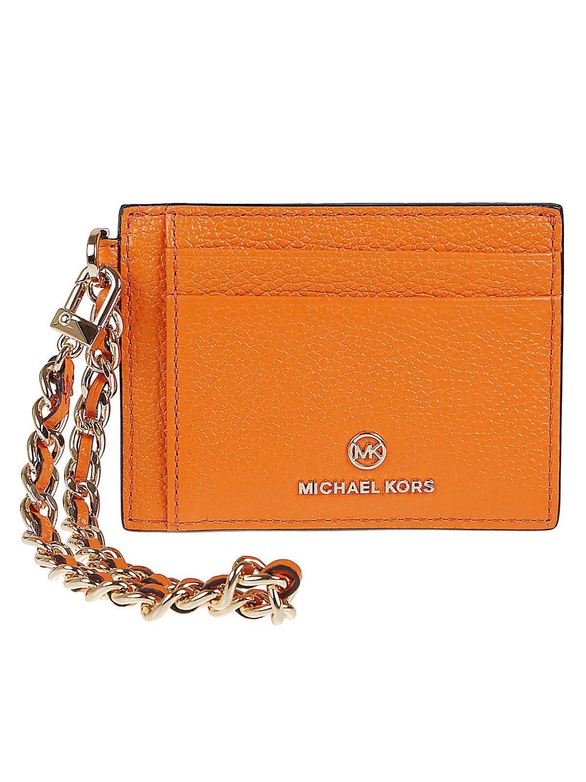 Michael Michael Kors Logo Plaque Chained Small Cardholder – Cettire