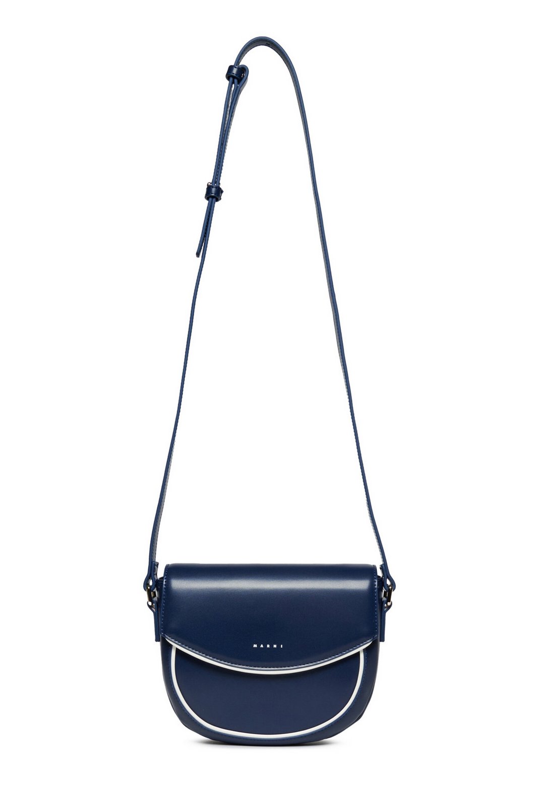Marni Kids Logo Printed Smile Crossbody Bag