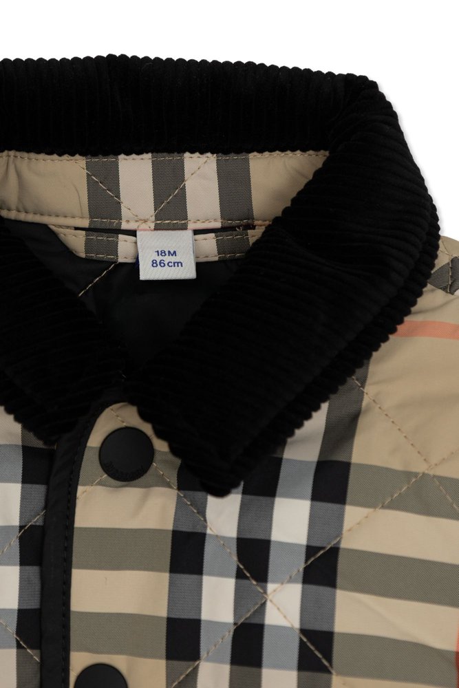 BURBERRY キッズ キルティングジャケット 110cm キルティング チェック ジャケット 8111331 B9368 | 버버리 키즈