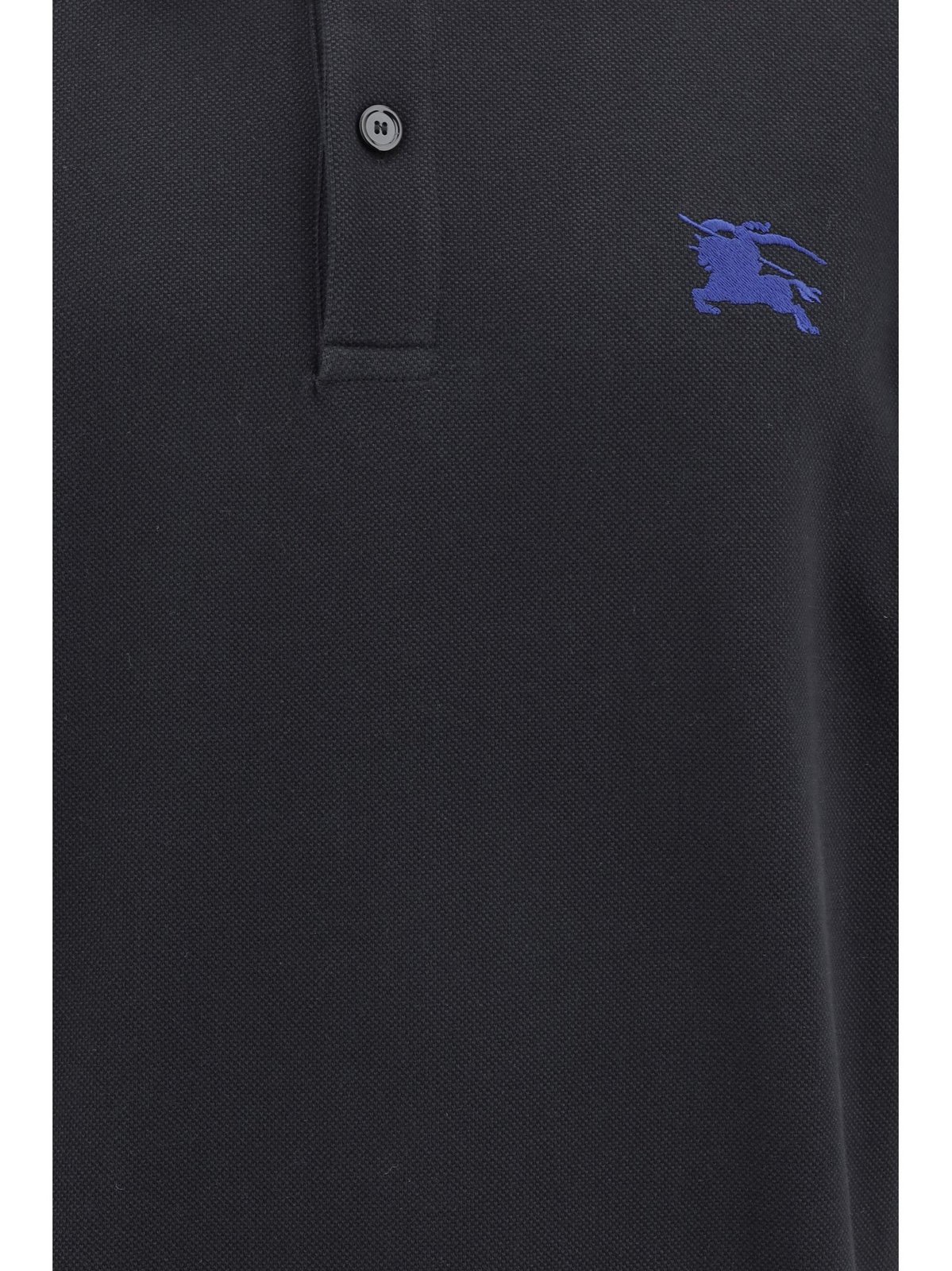 Burberry Logo Embroidered Short Sleeved Polo Shirt