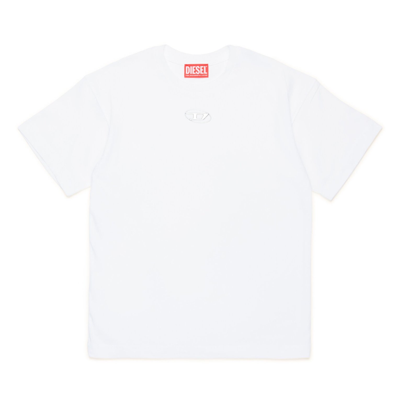 Diesel Kids Logo Plaque Crewneck T-Shirt