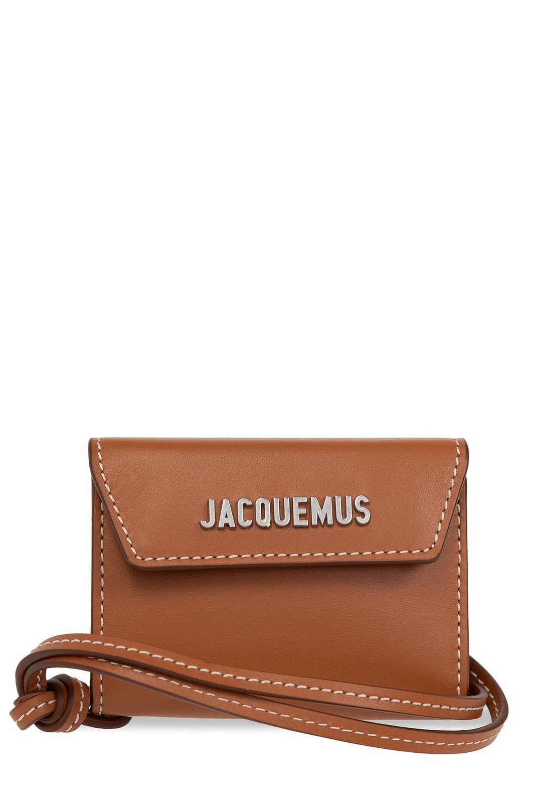 Jacquemus Logo Plaque Neck Strapped Wallet