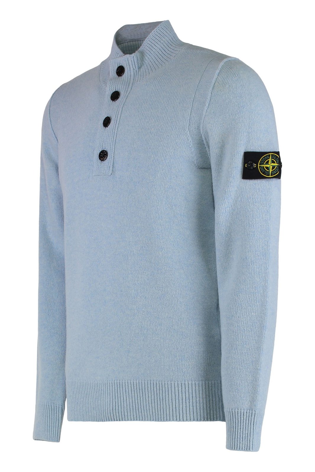 Stone Island High Neck Knitted Jumper