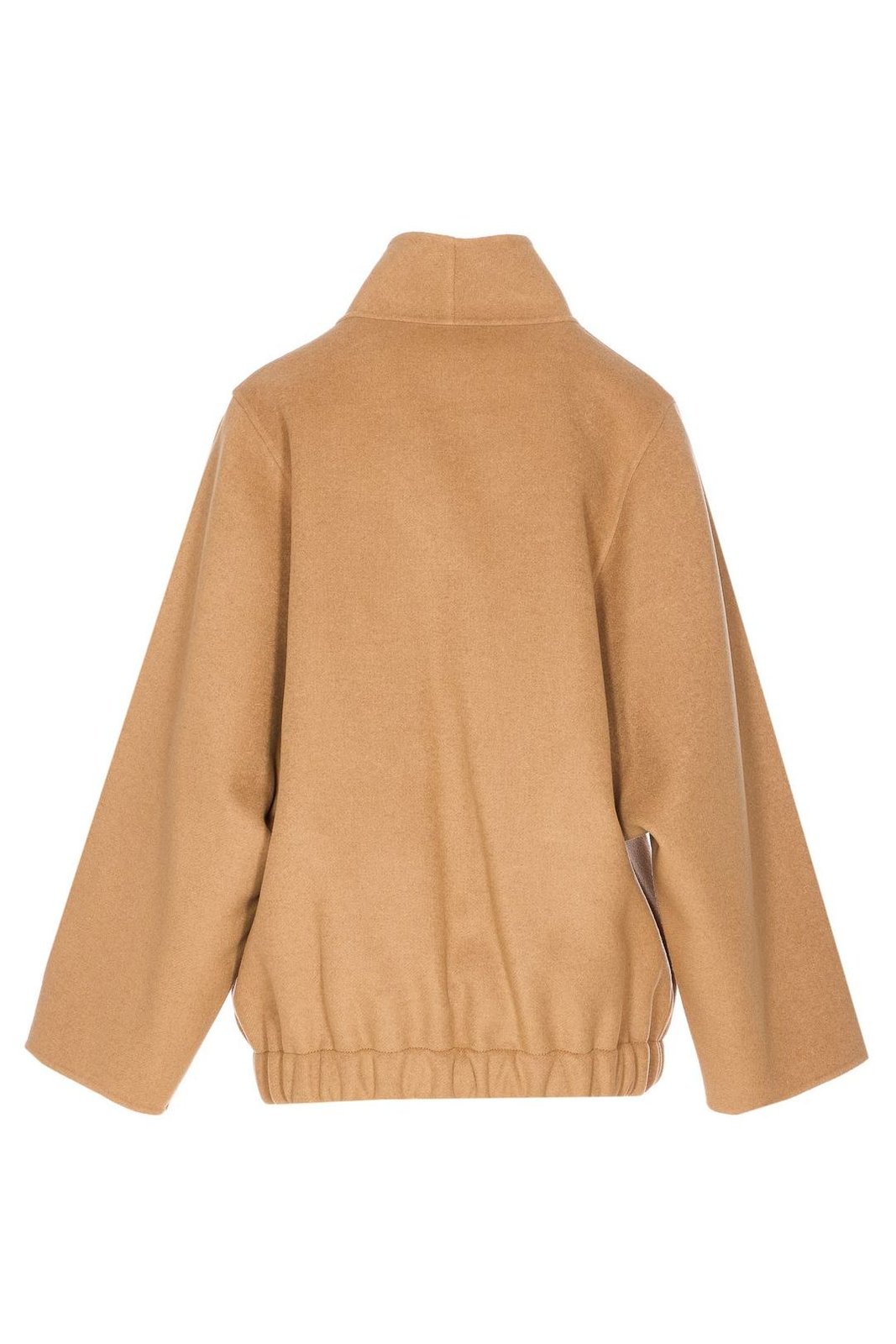 Khaite Garret High Neck Zipped Jacket