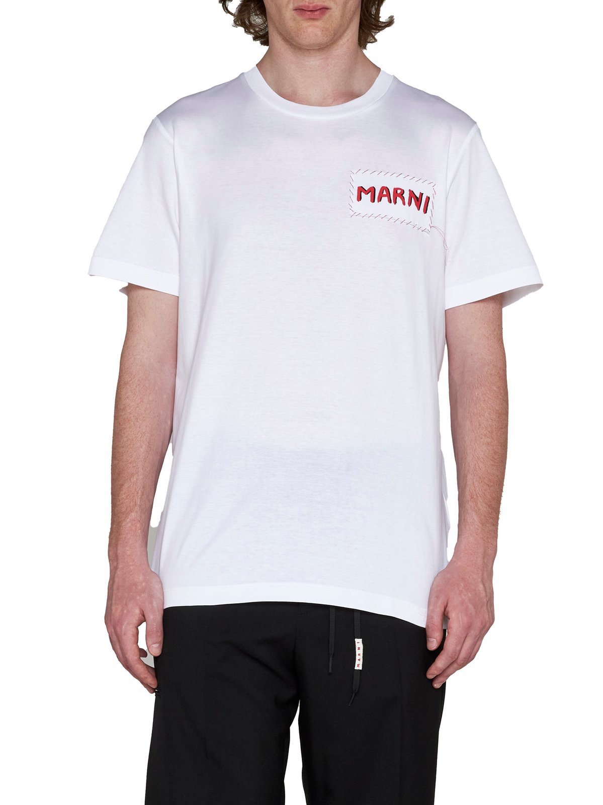 Marni Logo-Printed Crewneck T-Shirt