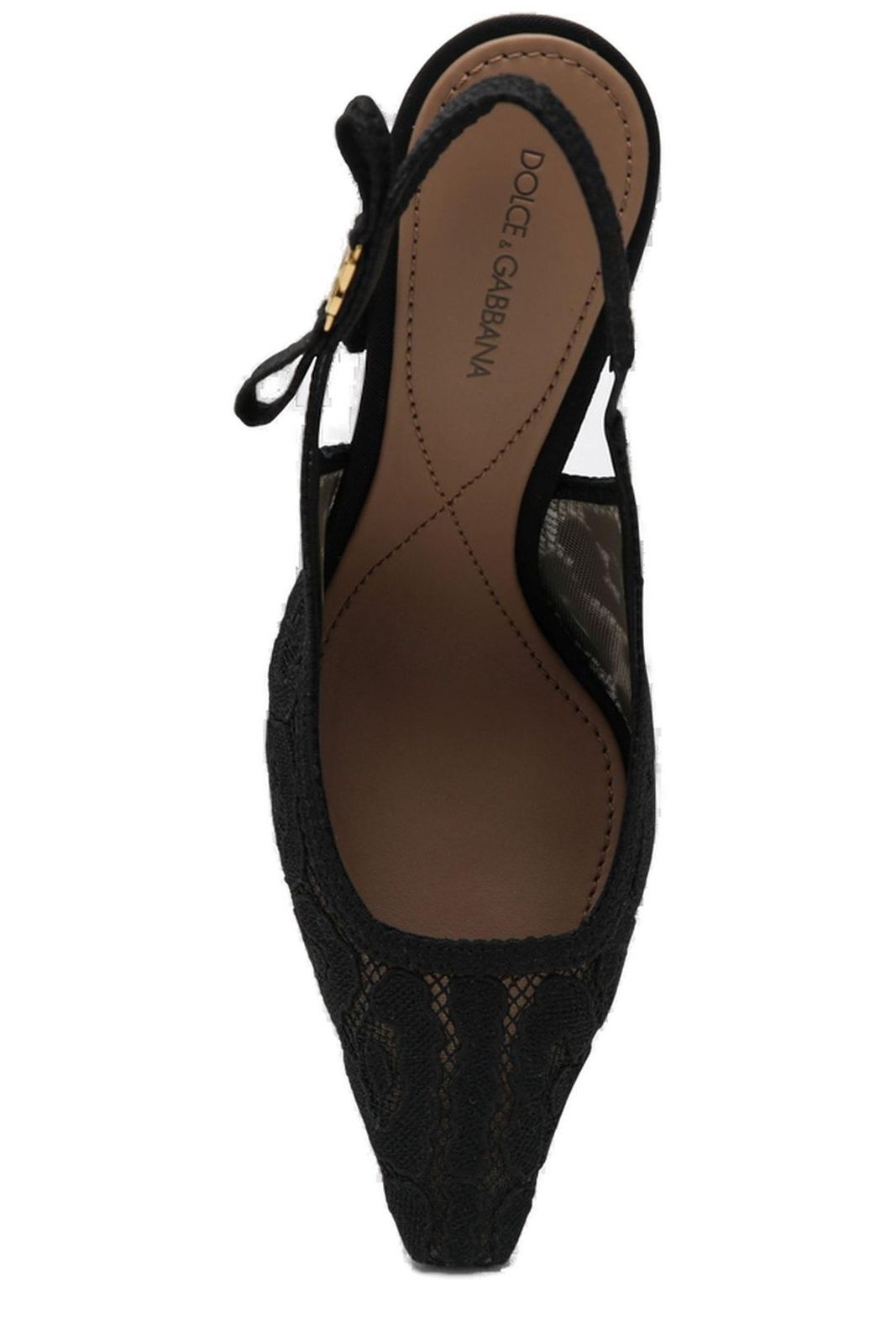 Dolce & Gabbana Lace Slingback Pumps
