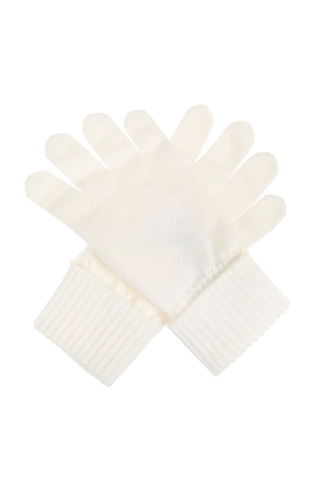 Versace Logo-Embroidered Knitted Gloves – Cettire