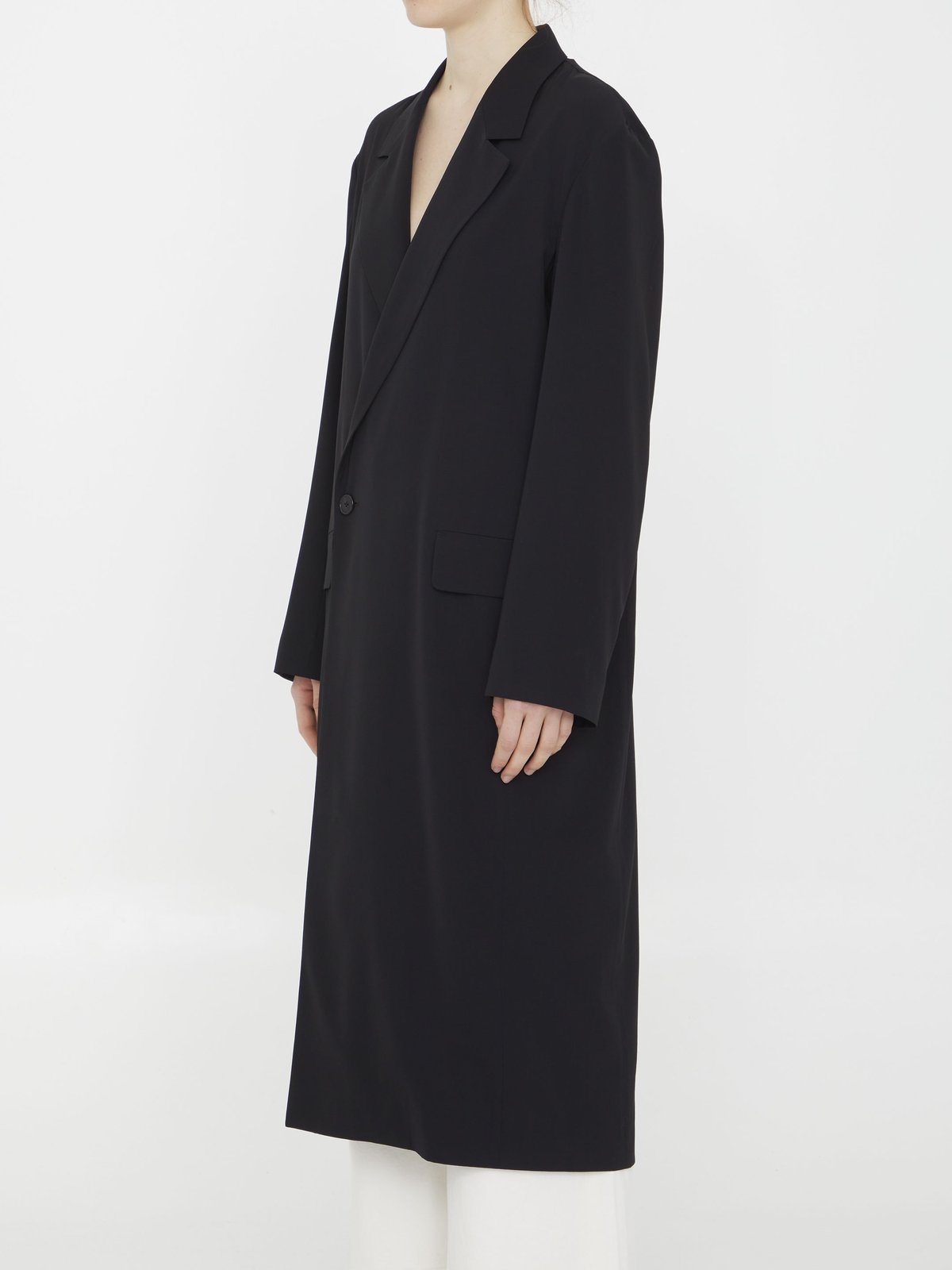 The Row Biana Single Breasted Coat