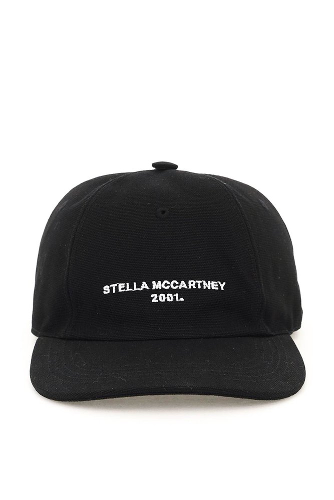 キャップ Stella McCartney BASEBALL HAT WITH LOGO EMBROIDERY Stella McCartney Logo Embroidered Baseball Cap – Cettire