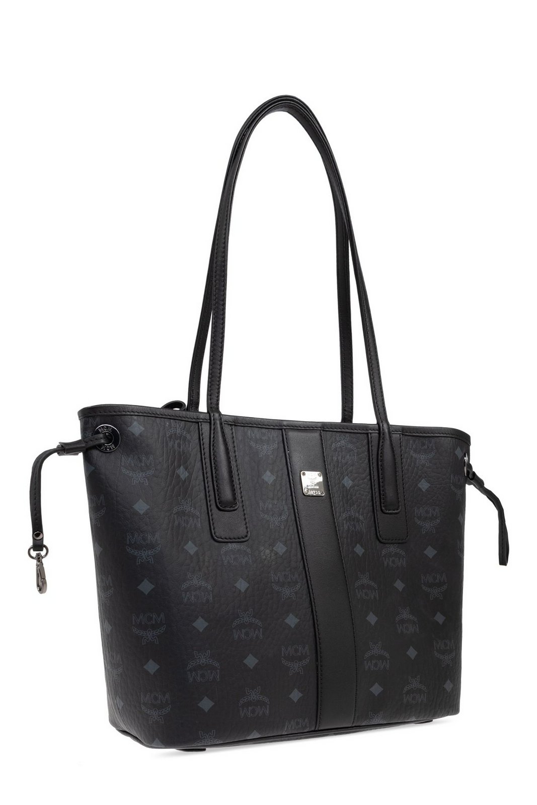 MCM Allover Logo Printed Shopper Bag