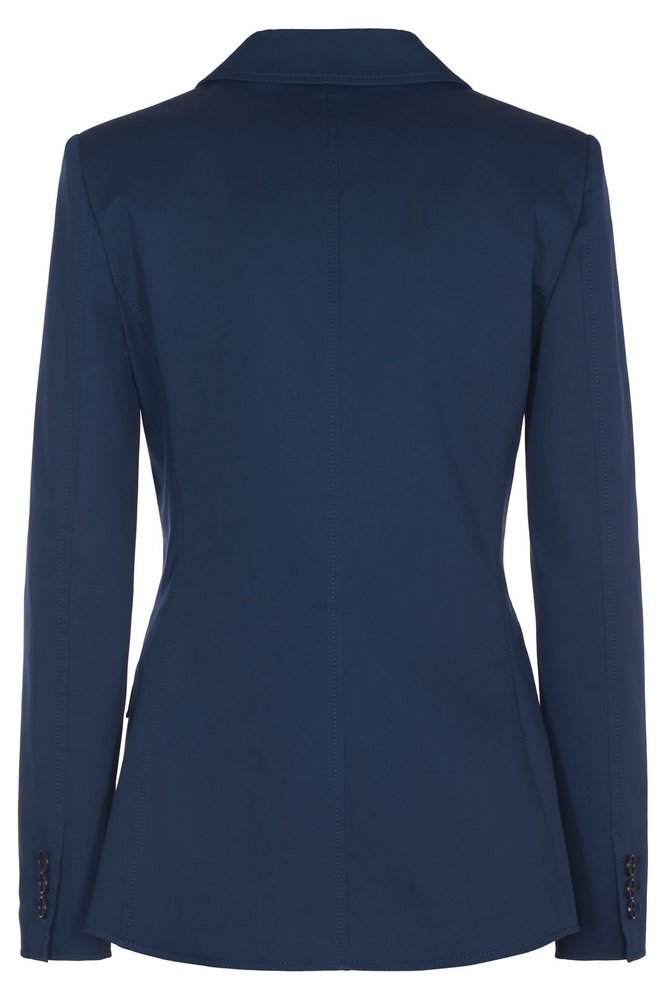 アウターその他 A FERRETTI Women Outer 05221625 510 234082 BLUE Washable Flex Ponte High Collar Jacket | EILEEN FISHER