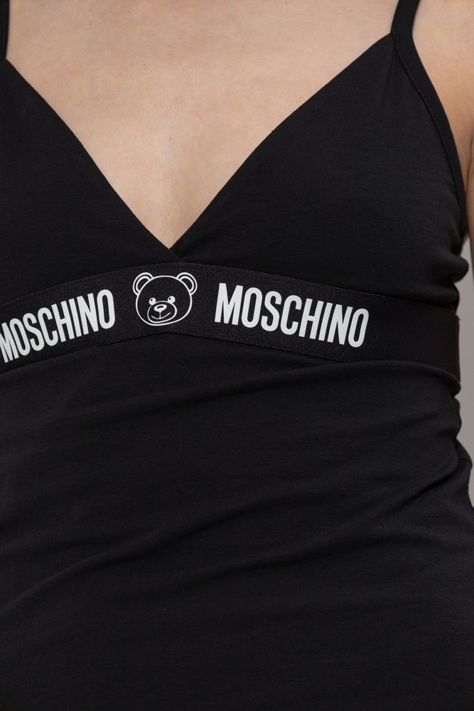 Moschino Logo Printed Sleeveless Top – Cettire