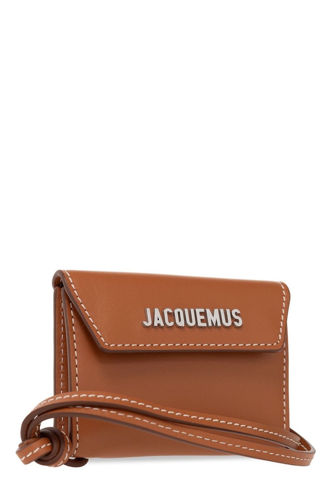 Jacquemus Logo Plaque Neck Strapped Wallet
