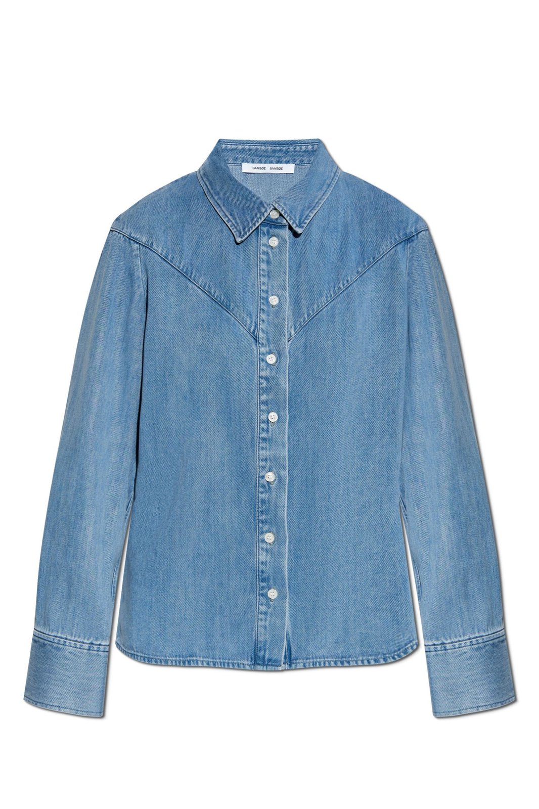 Samsoe Samsoe Button-Up Denim Top