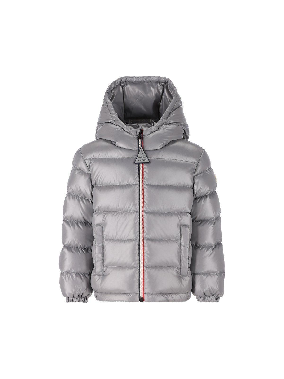 Moncler Enfant Logo Patch Hooded Down Jacket