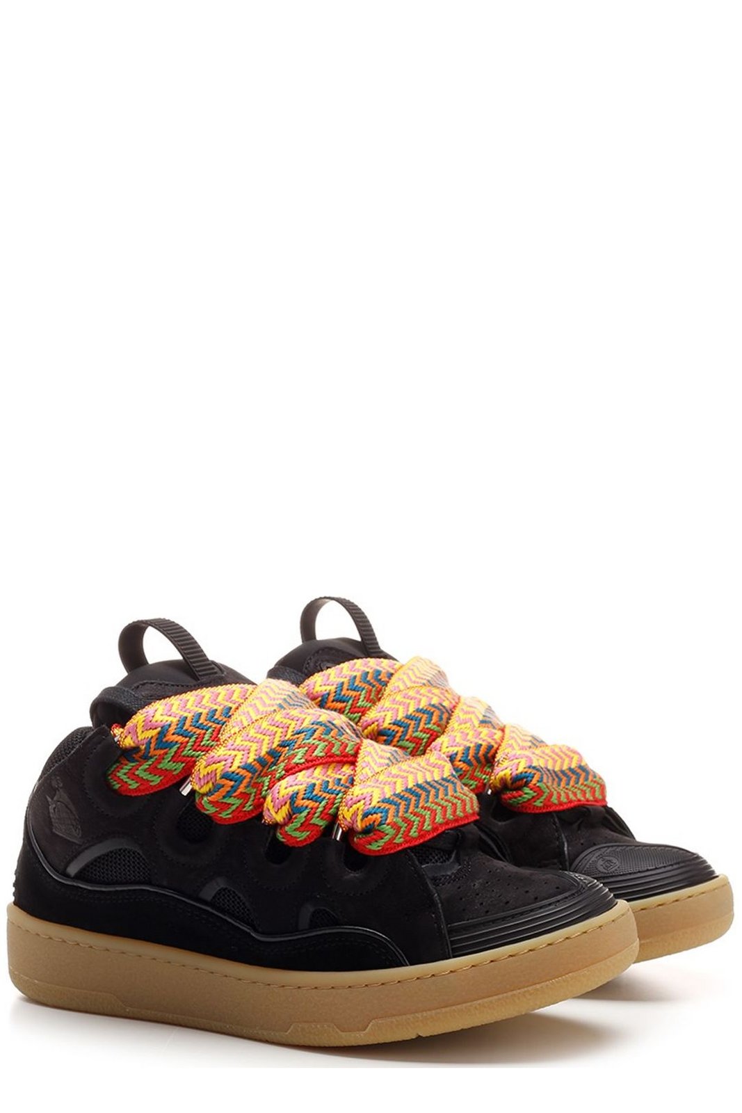 Lanvin Curb Lace-Up Sneakers