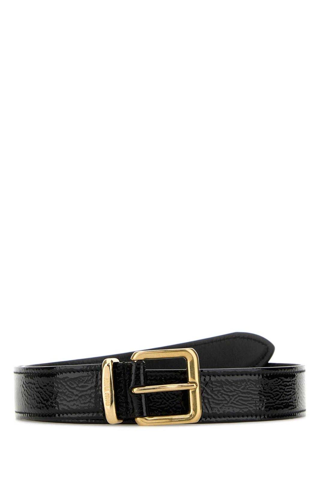 Miu Miu Logo-Engraved Belt