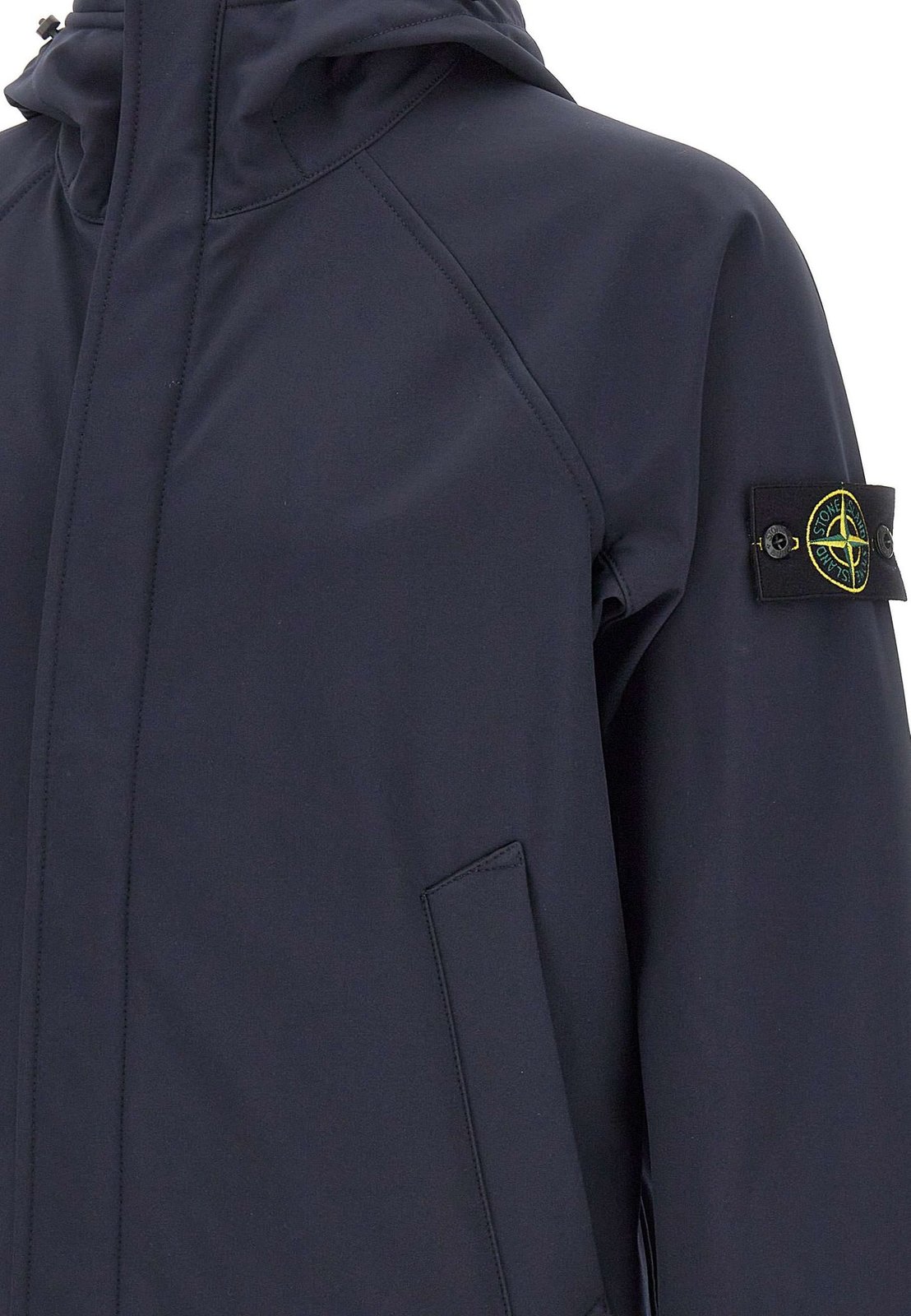 Stone Island Compass Patch Hooded Jacket