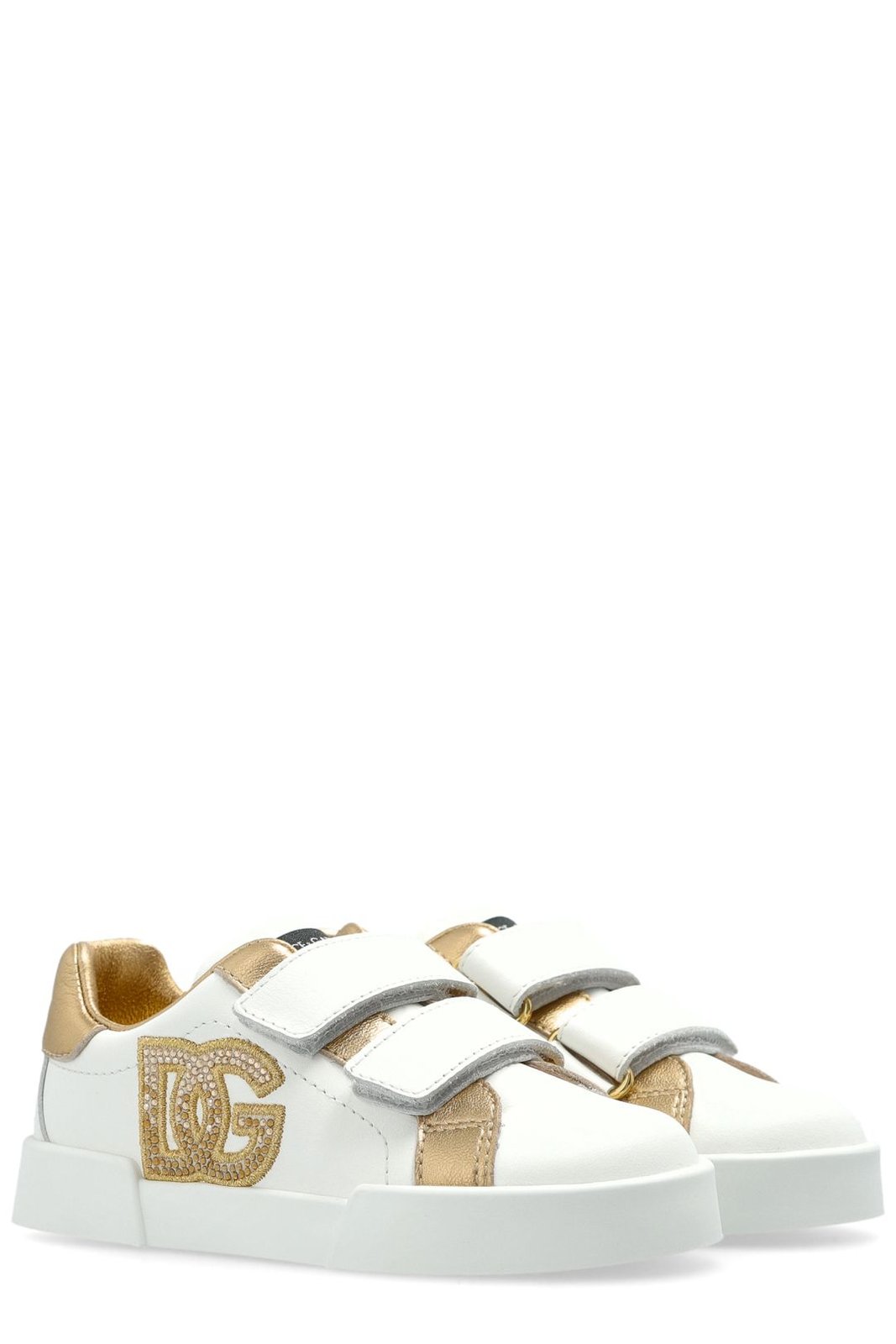 Dolce & Gabbana Kids Logo Embellished Sneakers