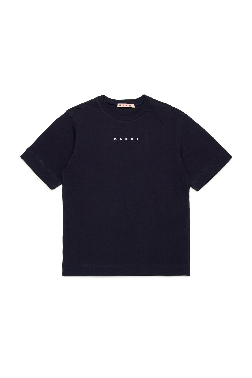 Marni Kids Logo Detailed Crewneck T-Shirt