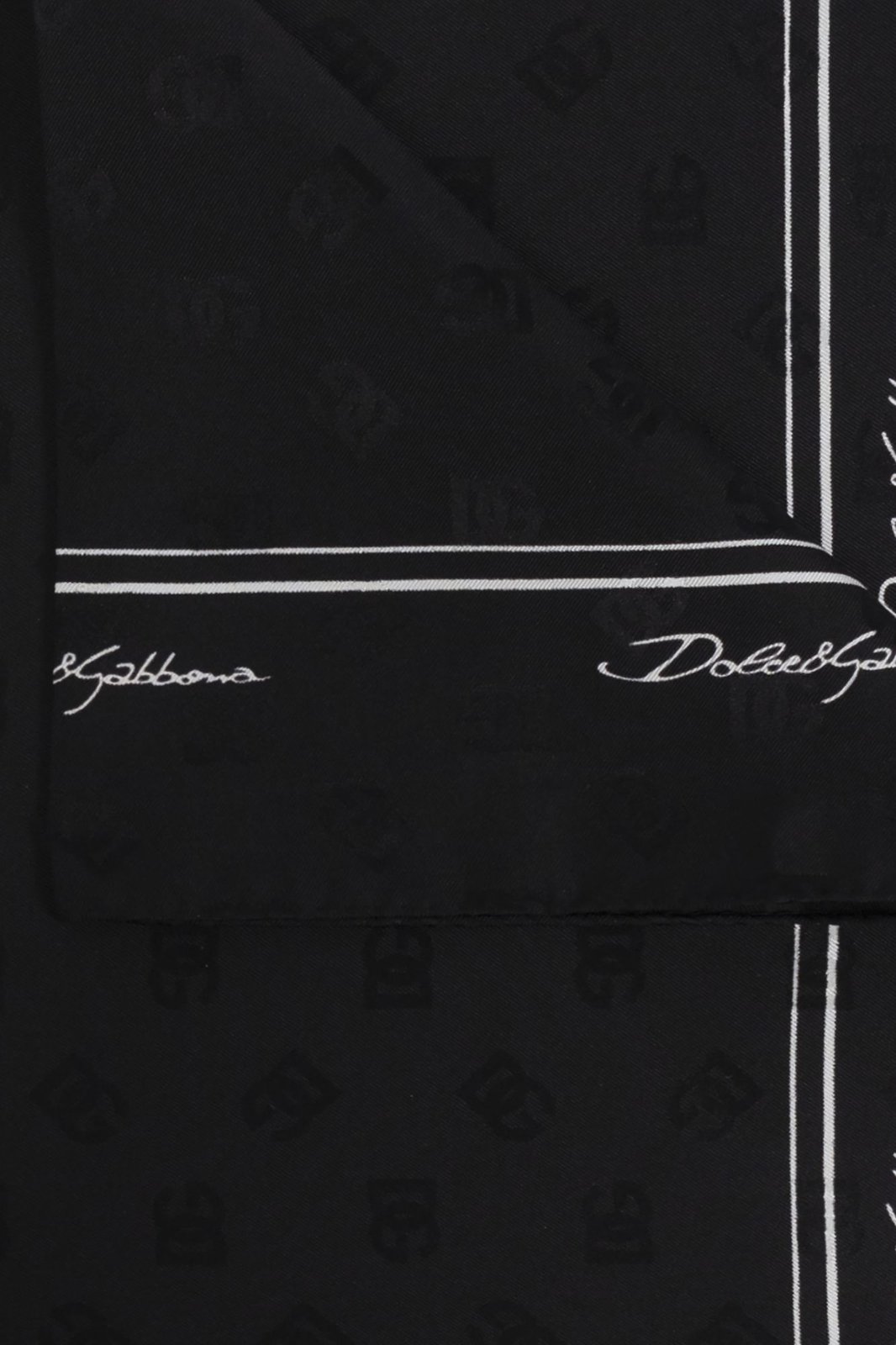 Dolce & Gabbana Logo Printed Scarf