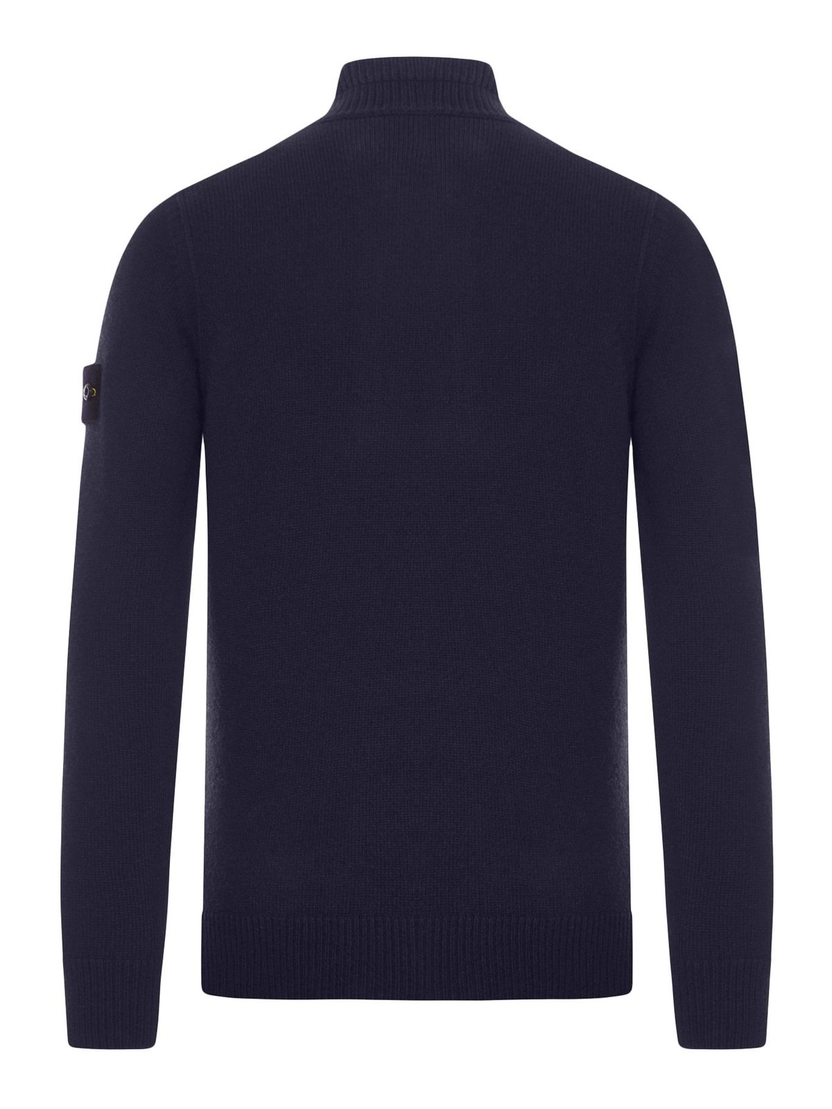Stone Island Logo Patch High Neck Sweater