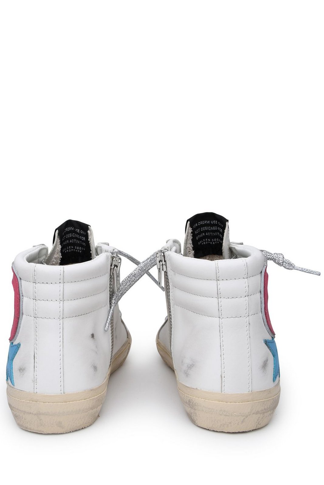 Golden Goose Deluxe Brand Logo Patch High-Top Sneakers