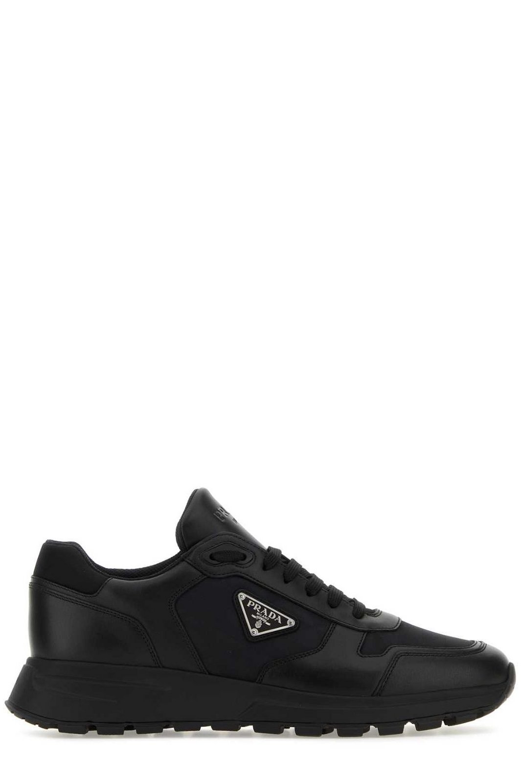 Prada Prada Logo-Plaque Lace-Up Sneakers - Casual Shoes