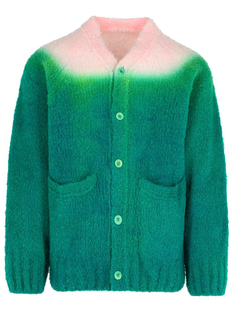 sacaiカーディガンGradient Mohair Knit Cardigan sacai sacai Gonz Mohair Knit Cardigan – mou by ACROPOLIS