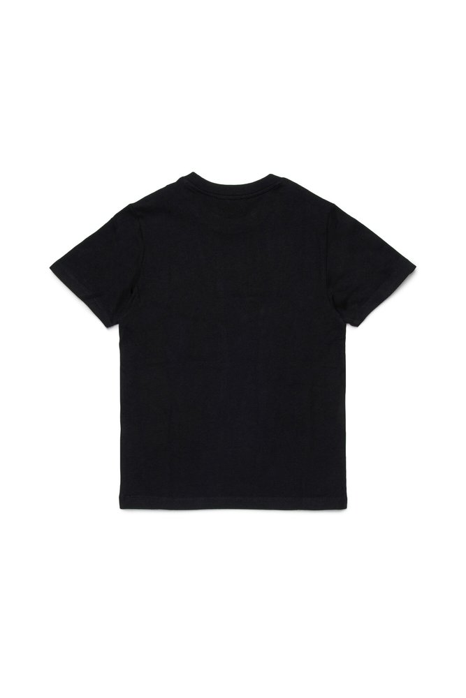 Diesel Kids D 로고 프린트 크루넥 티셔츠