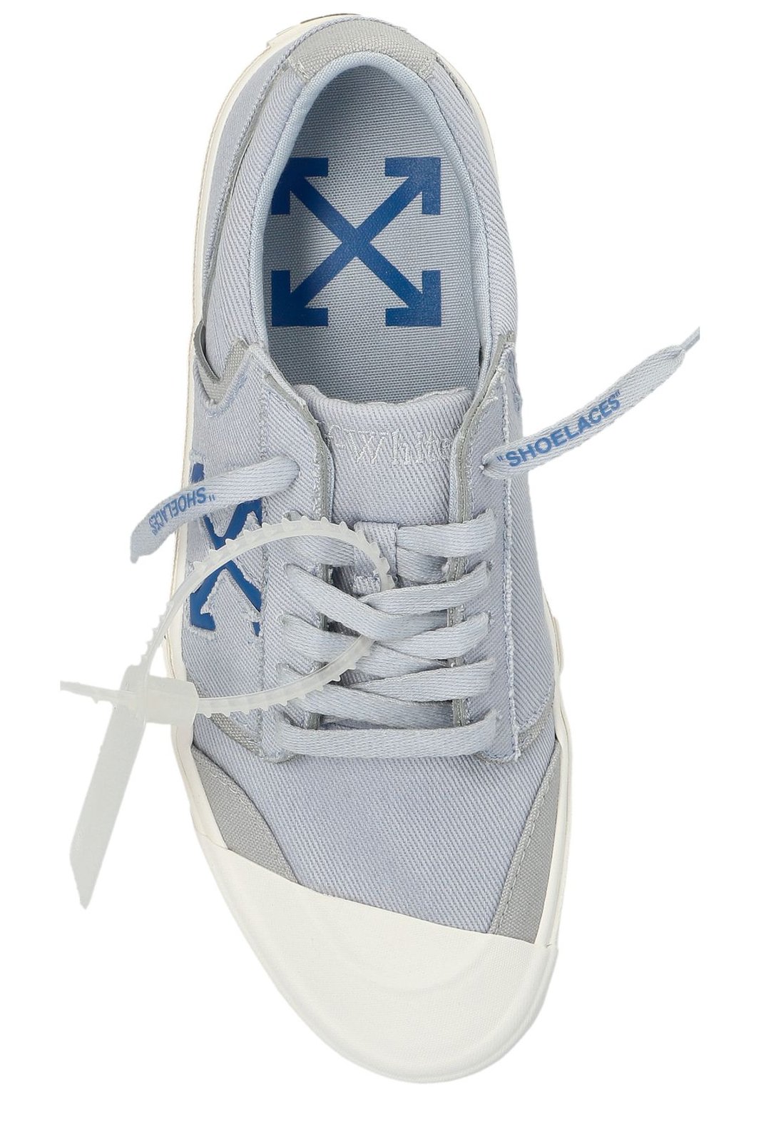 Off-White Vulcanized Roudn Toe Lace-Up Sneakers