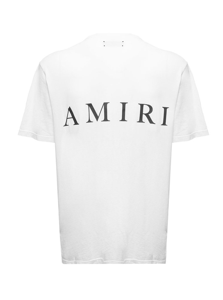 25SS AMIRI ベージュ コットン フロントプリント ロゴ Ｔシャツ 25SS AMIRI ベージュ コットン フロントプリント ロゴ Tシャツ