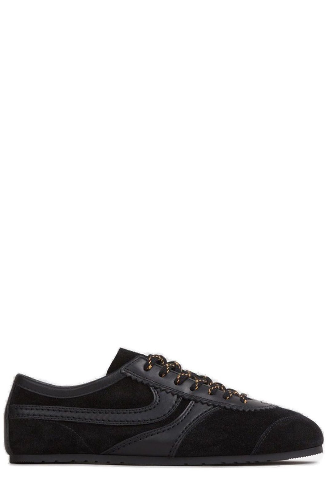 Dries Van Noten Round Toe Lace-Up Sneakers