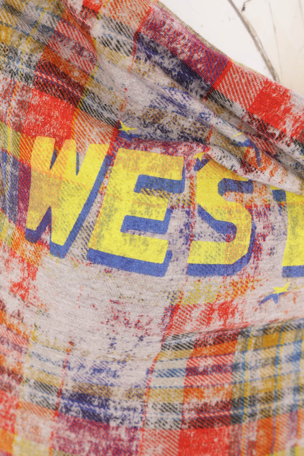Vivienne Westwood Logo Printed Checked Top