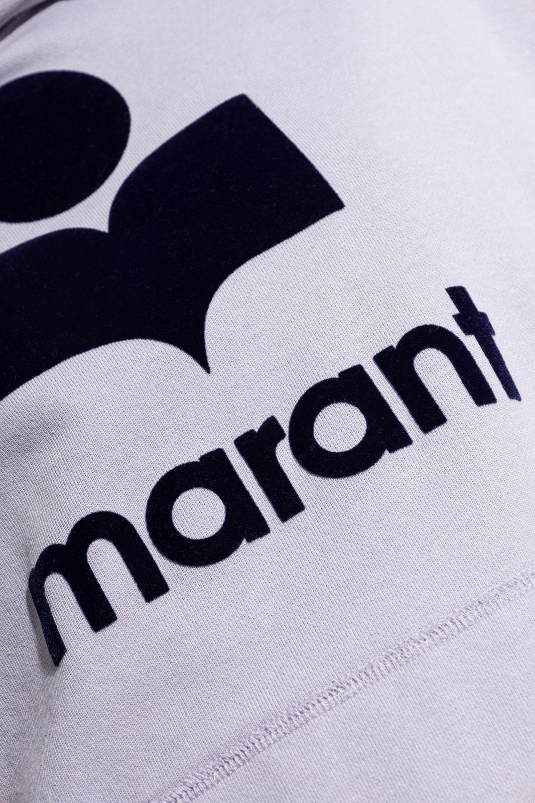 Isabel Marant Étoile Mansel Logo Printed Drawstring Hoodie